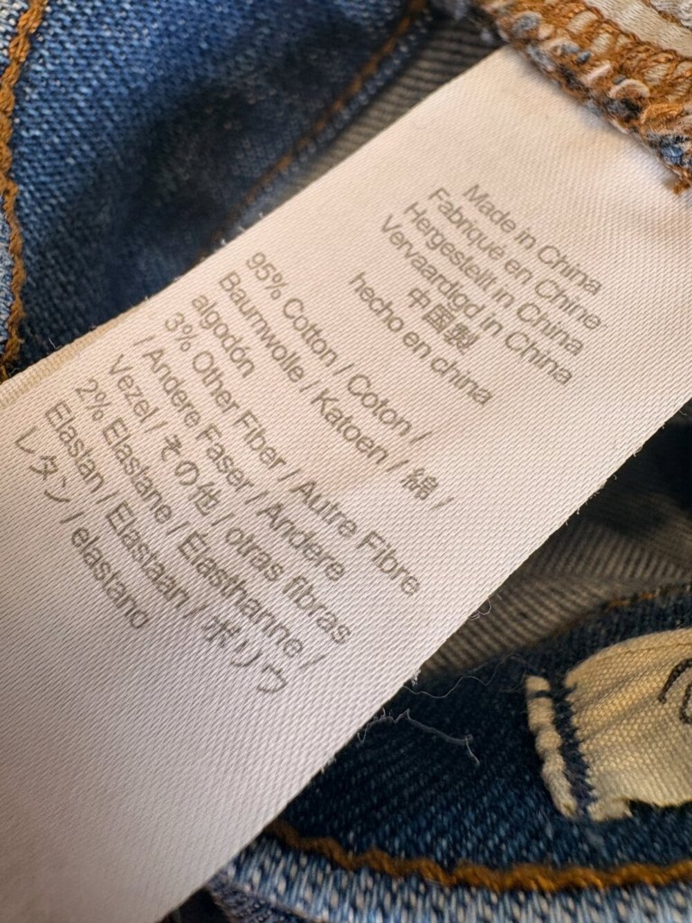 Madewell Cali Demi-Boot Crop Jeans Medium Wash Denim Size 25 - Picture 9 of 9